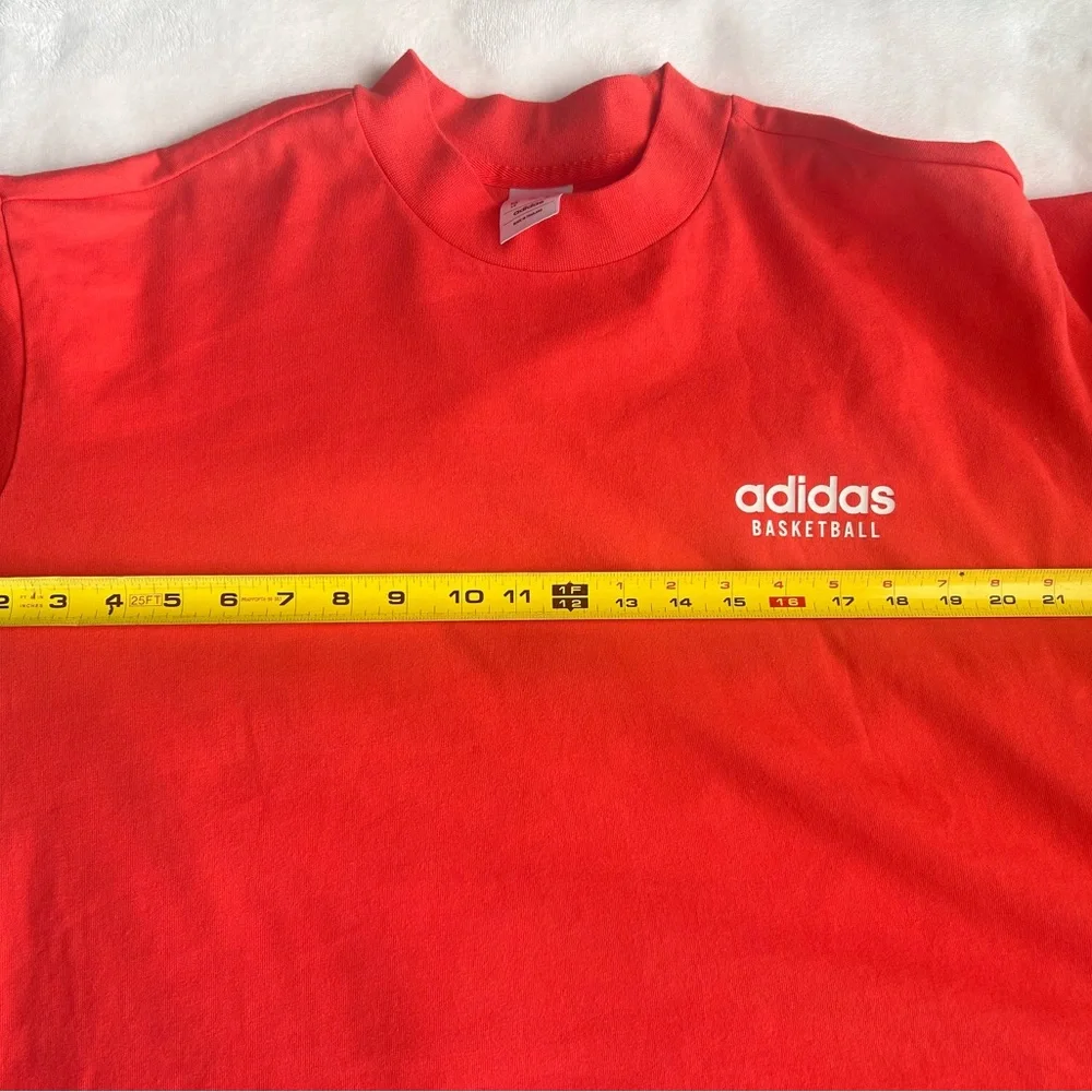 Adidas Orange Long Sleeve Tee Men’s size Large